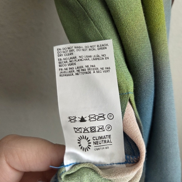 Reformation Noha Dress in Blur size 2 NWT - Picture 8 of 9